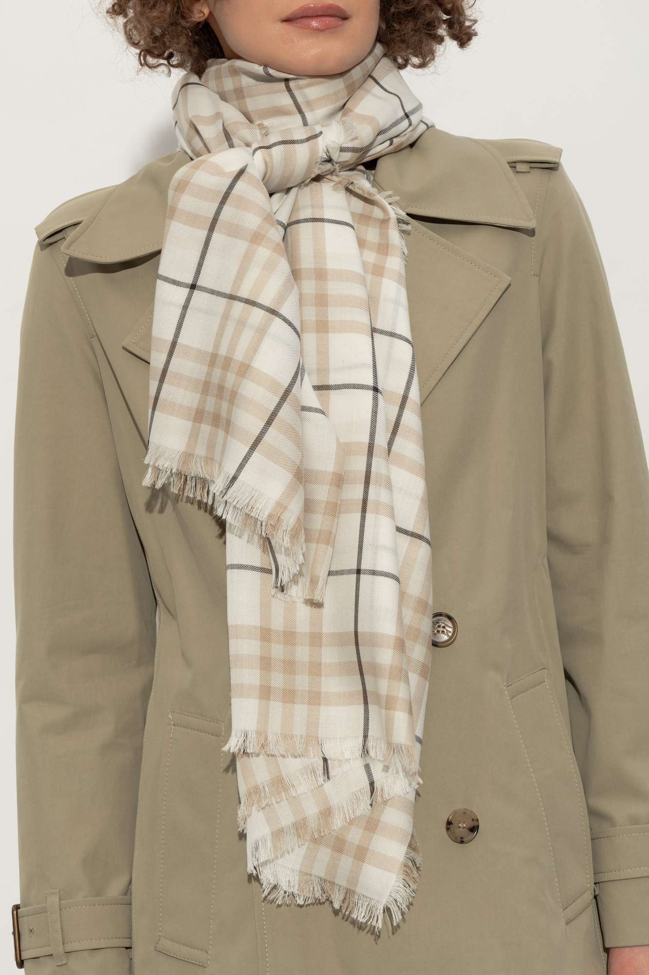 マフラー・ストール Burberry Embroidered cashmere blend scarf (8105925 C2205) Burberry Cashmere scarf | Men's Accessorie | Vitkac